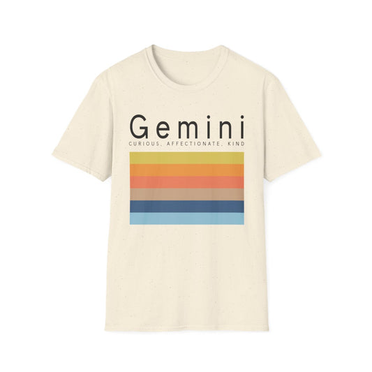 Gemini Zodiac Graphic T-Shirt - funny t-shirt by Cheeky Business