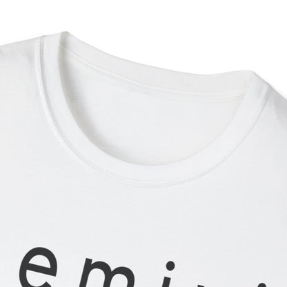 Gemini Zodiac Graphic T-Shirt - funny t-shirt by Cheeky Business