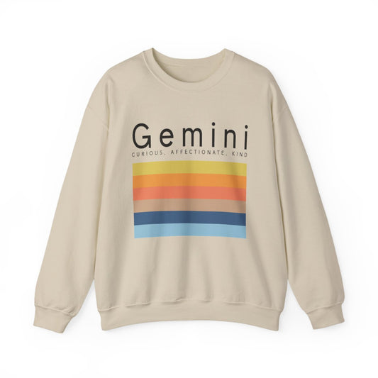 Gemini Zodiac Sign Sweatshirt - funny sweatshirt by Cheeky Business