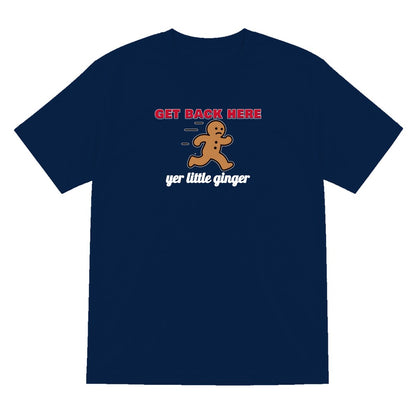 Get Back Here Yer Little Ginger Christmas Jumper & T-Shirt T-Shirt in Navy