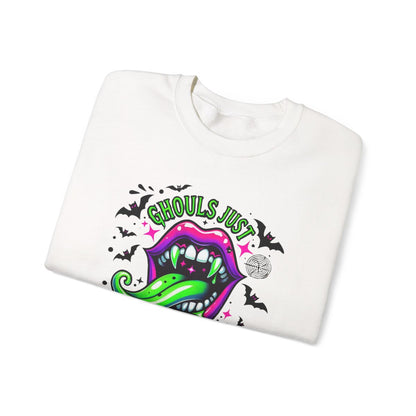 Ghouls Just Wanna Have Fun Halloween Sweatshirt - funny sweatshirt by Cheeky Business