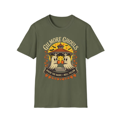 Gilmore Ghouls Halloween Graphic T-Shirt - funny t-shirt by Cheeky Business