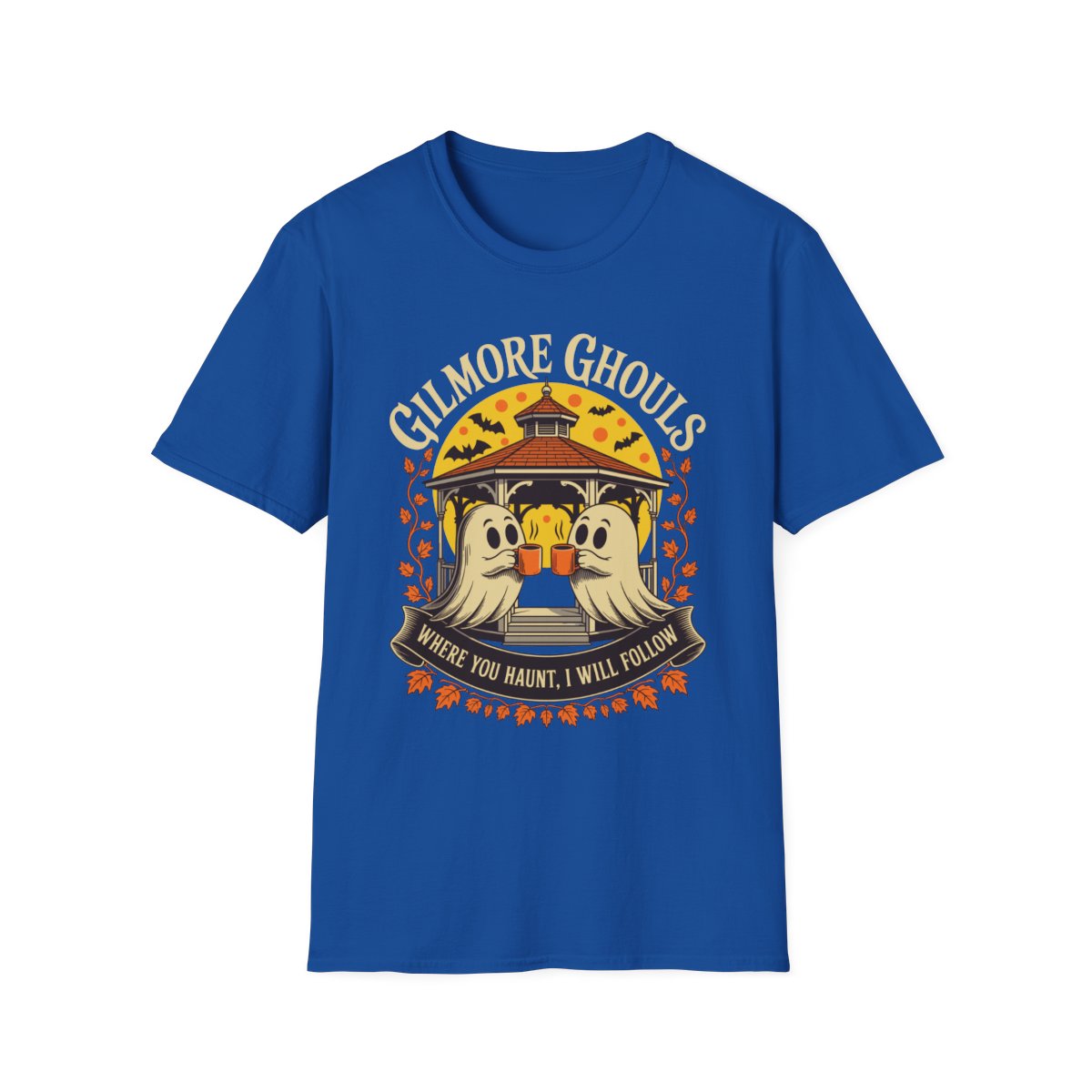 Gilmore Ghouls Halloween Graphic T-Shirt - funny t-shirt by Cheeky Business