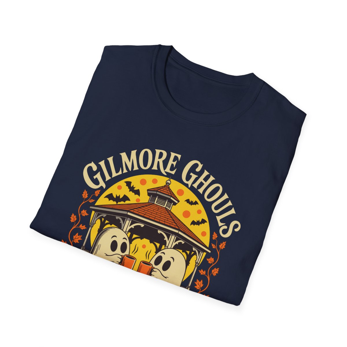 Gilmore Ghouls Halloween Graphic T-Shirt - funny t-shirt by Cheeky Business