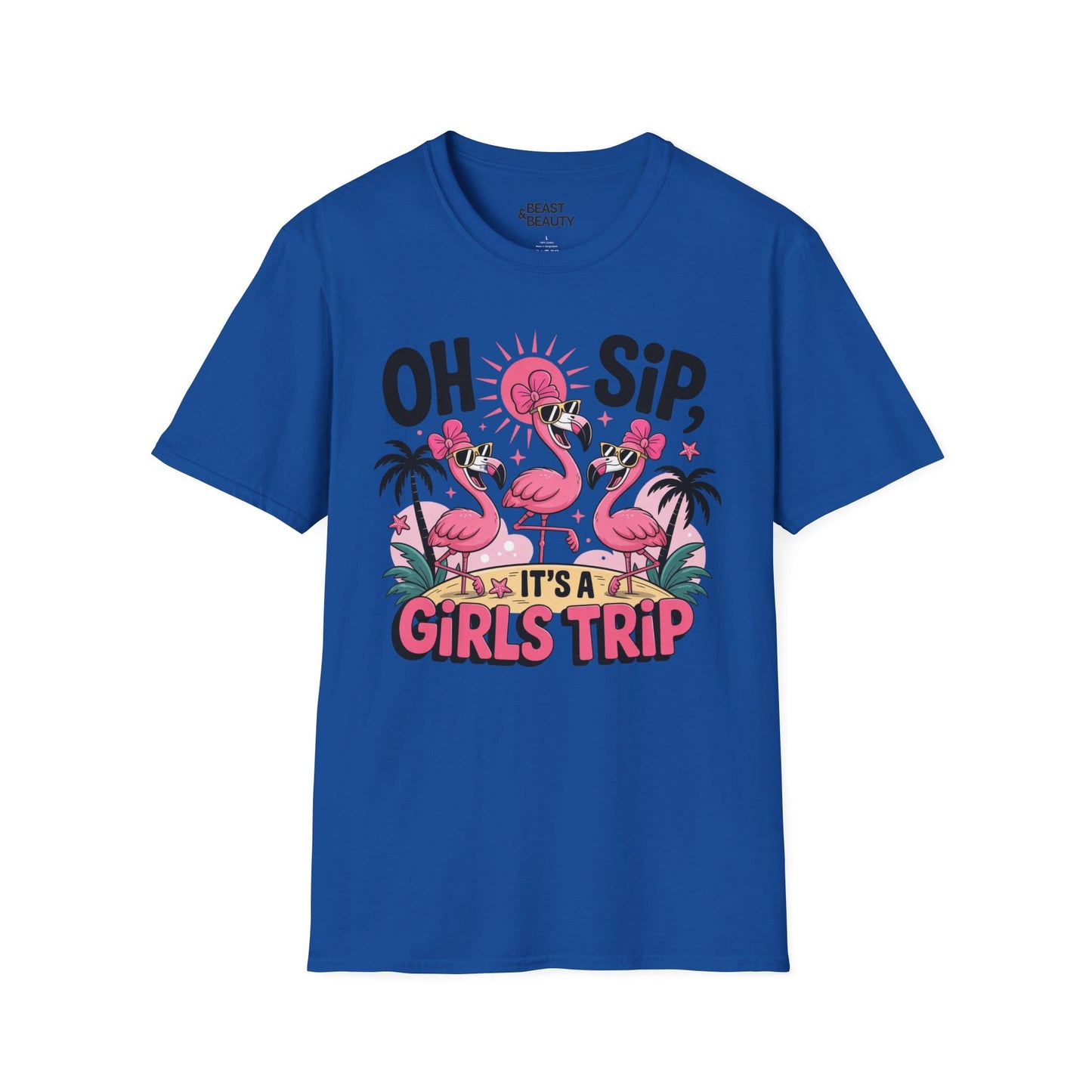 oh sip it s a girls trip t-shirt royal t-shirt couples gift idea