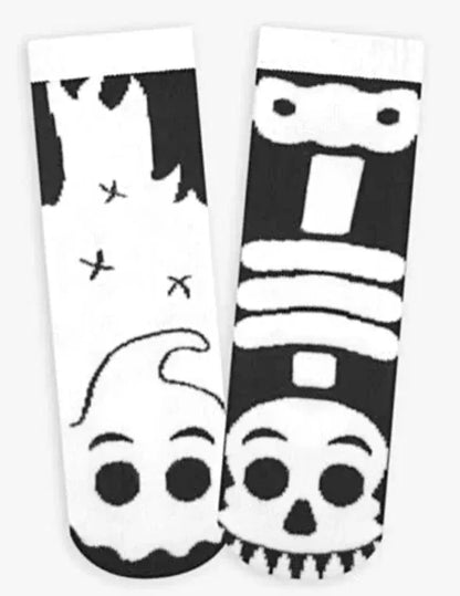 Glow-in-the-Dark Ghost & Skeleton Kids Socks socks product image 2 from Beast and Beauty