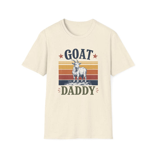 GOAT Daddy Vintage Father's Day T-Shirt - funny t-shirt by Cheeky Business
