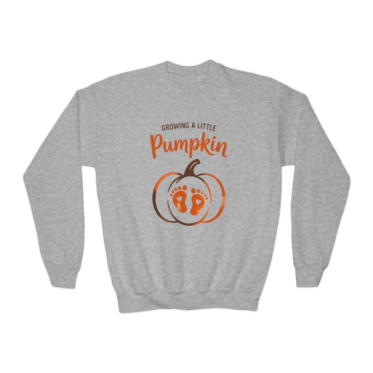 Growing A Little Pumpkin Kids Halloween Sweatshirt - funny t-shirt by Cheeky Business