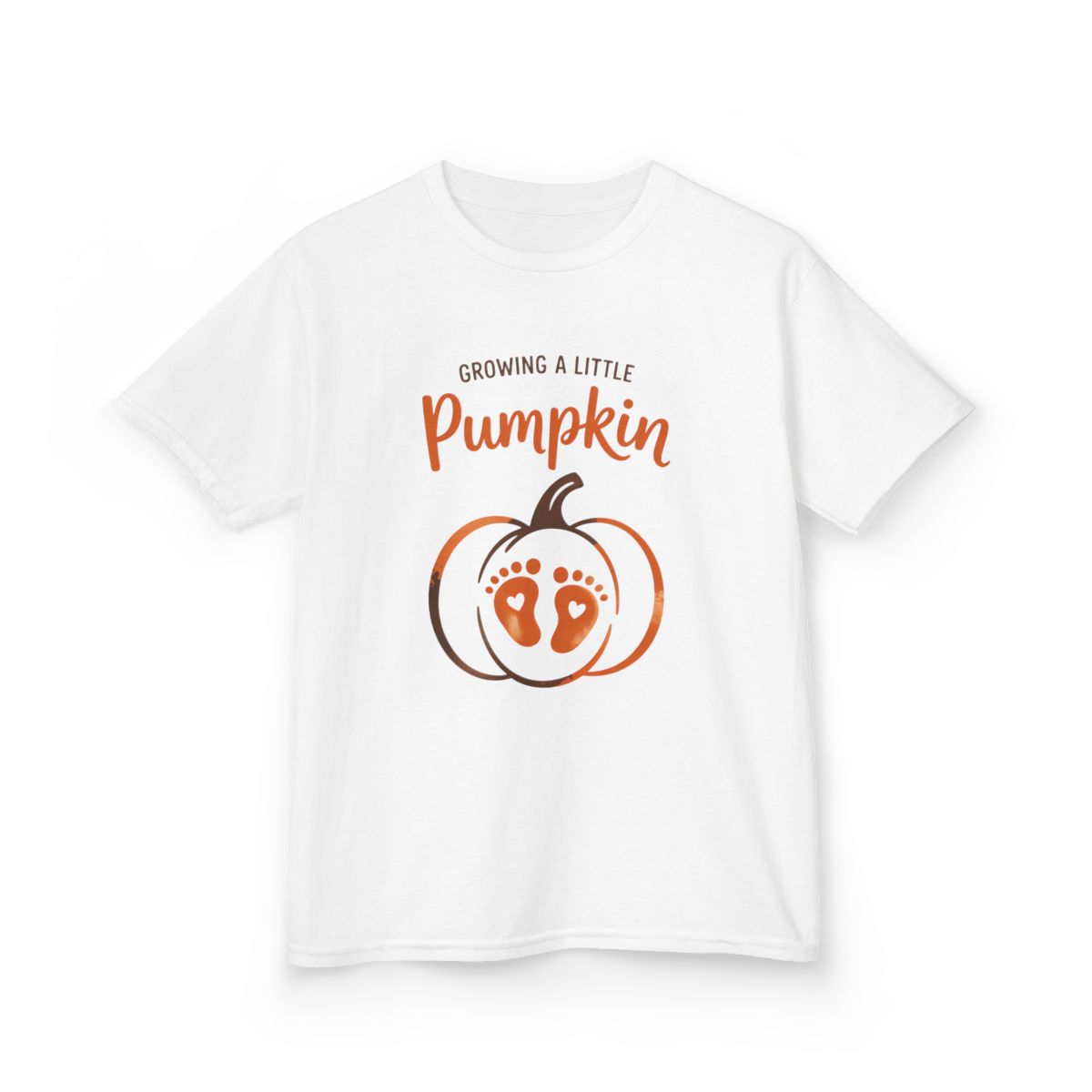 Growing A Little Pumpkin Kids Halloween T-Shirt - funny t-shirt by Cheeky Business