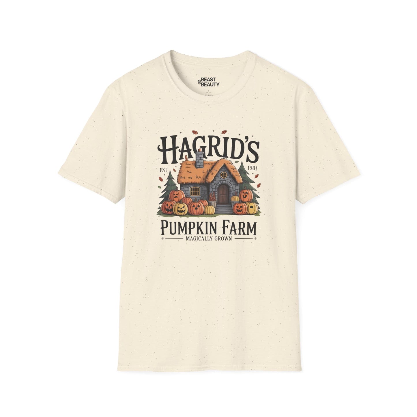 hagrid s pumpkin farm t-shirt natural t-shirt Halloween gift idea