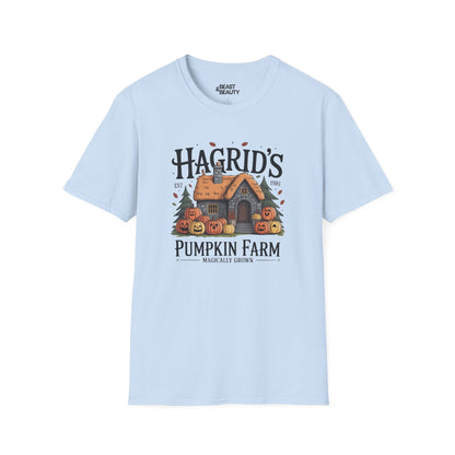 hagrid s pumpkin farm t-shirt light blue t-shirt Halloween gift idea