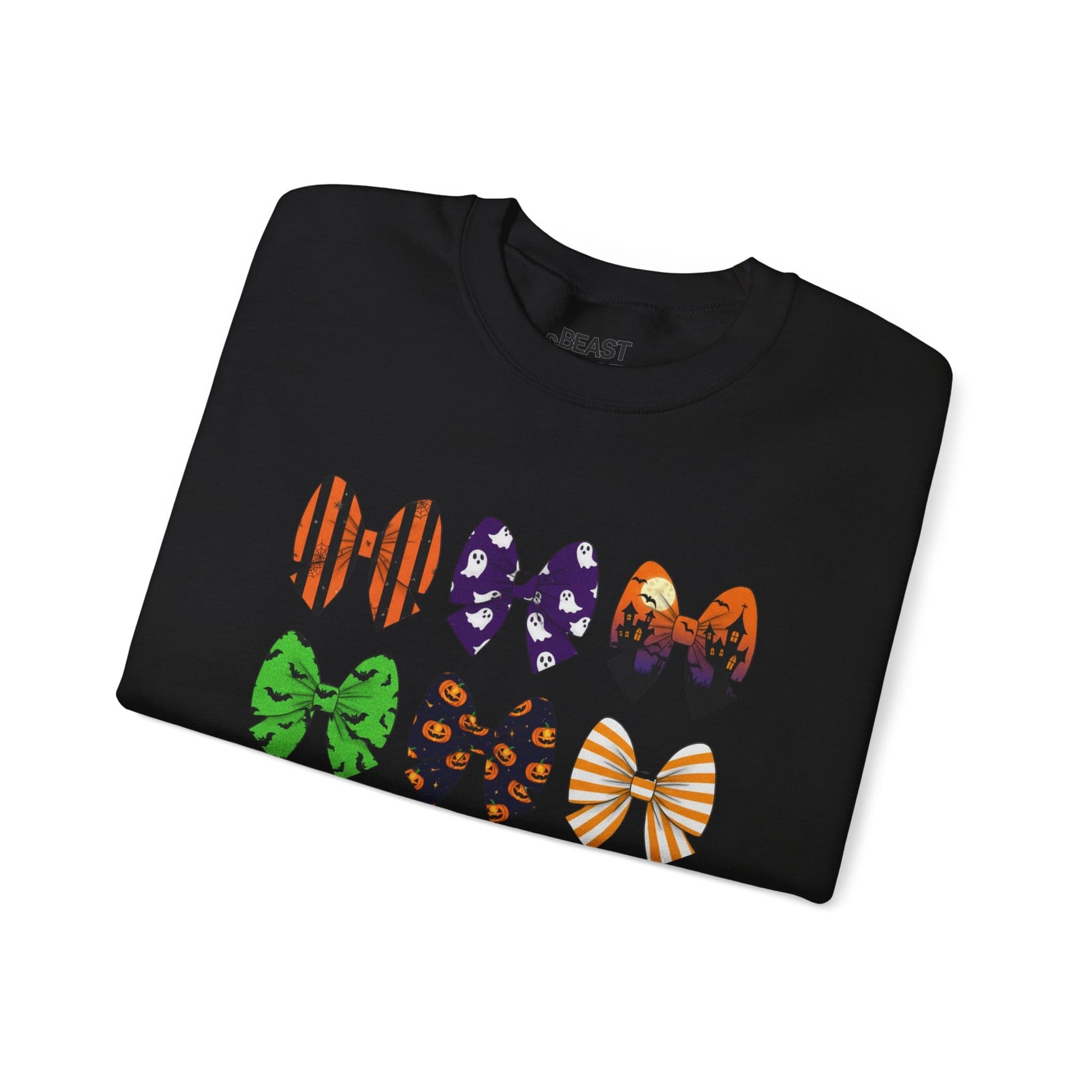 halloween bow pattern sweatshirt sweatshirt Halloween gift idea image 5