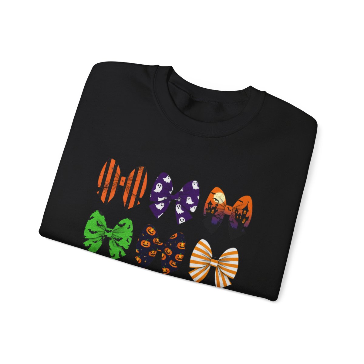 Halloween Bow Pattern Sweatshirt - funny sweatshirt by Cheeky Business