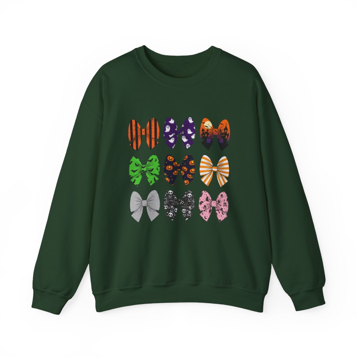 Halloween Bow Pattern Sweatshirt - funny sweatshirt by Cheeky Business