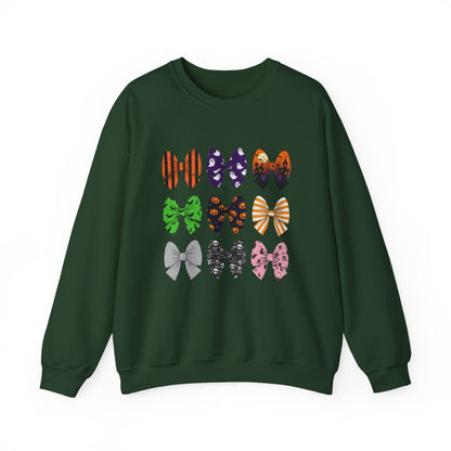 Halloween Bow Pattern Sweatshirt - funny sweatshirt by Cheeky Business