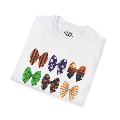 halloween bow pattern t-shirt t-shirt Halloween gift idea image 5