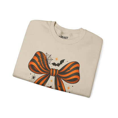Halloween Bow Pumpkin Sweatshirt sweatshirt product image 5 from Beast and Beauty
