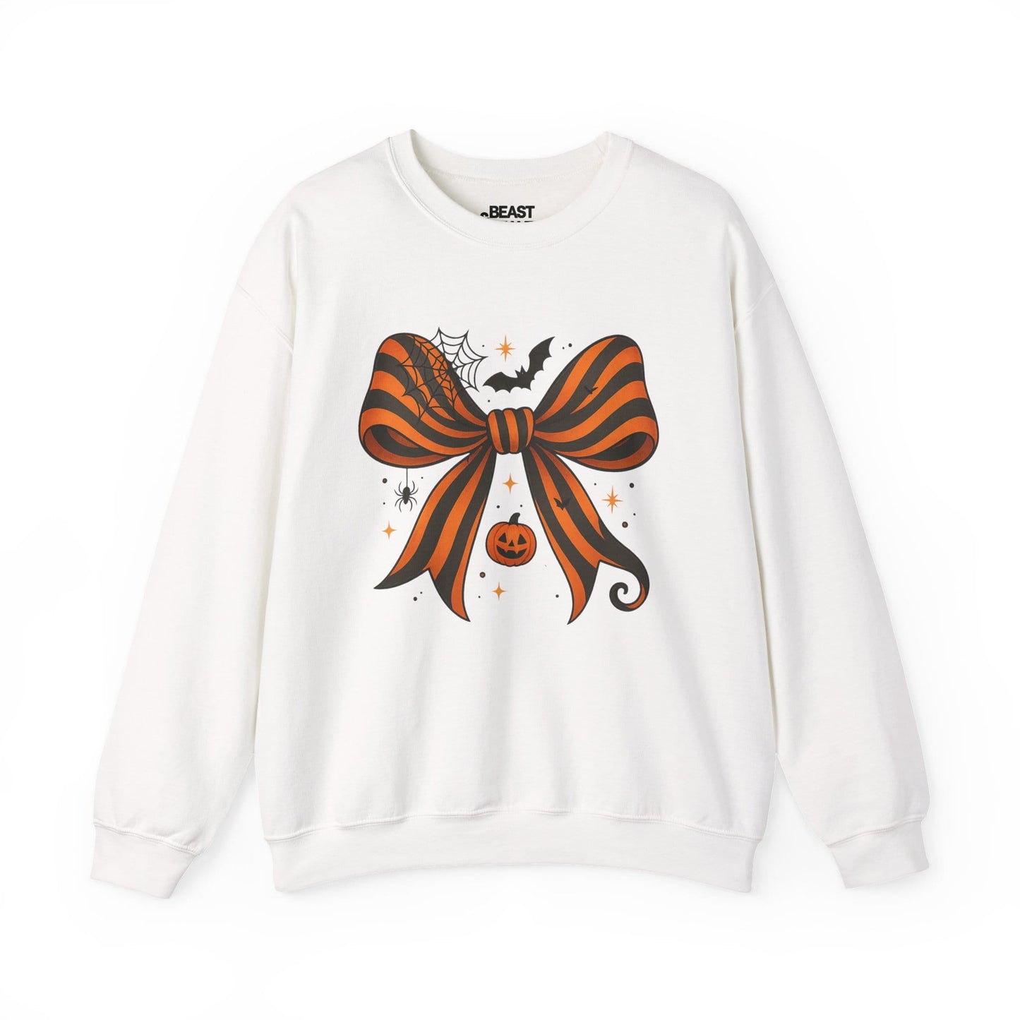Halloween Bow Pumpkin Sweatshirt sweatshirt product image 2 from Beast and Beauty