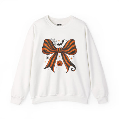Halloween Bow Pumpkin Sweatshirt sweatshirt product image 2 from Beast and Beauty
