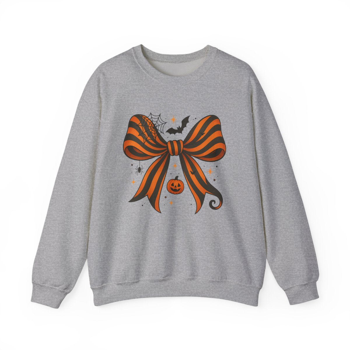 Halloween Bow Pumpkin Sweatshirt - funny sweatshirt by Cheeky Business