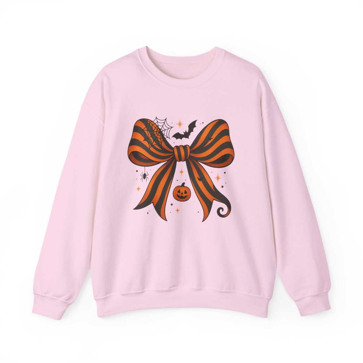 Halloween Bow Pumpkin Sweatshirt - funny sweatshirt by Cheeky Business