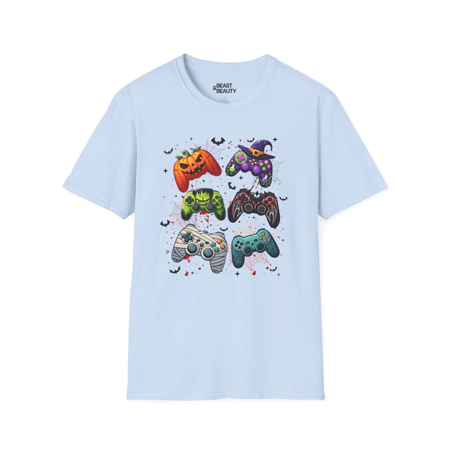 halloween gamer controller t-shirt t-shirt third colour product image