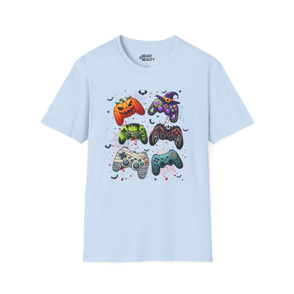 halloween gamer controller t-shirt t-shirt third colour product image