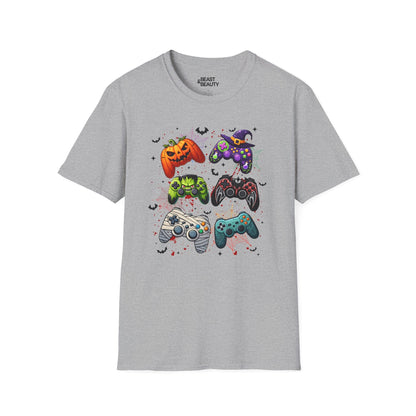 halloween gamer controller t-shirt t-shirt second colour product image