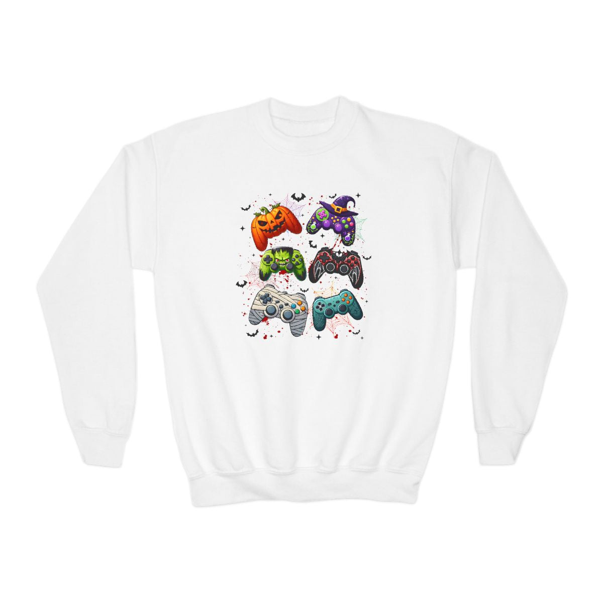 Halloween Gamer Kids Sweatshirt - funny t-shirt by Cheeky Business