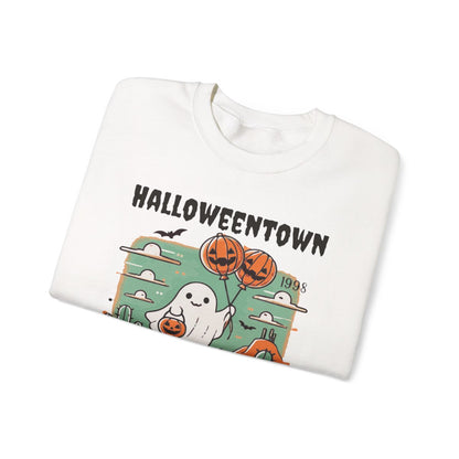 Spooky Town Ghost Halloween Sweatshirt - funny sweatshirt by Cheeky Business