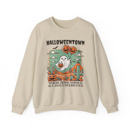 Spooky Town Ghost Halloween Sweatshirt - funny sweatshirt by Cheeky Business