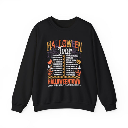 Spooky Town Halloween Tour Black Sweatshirt