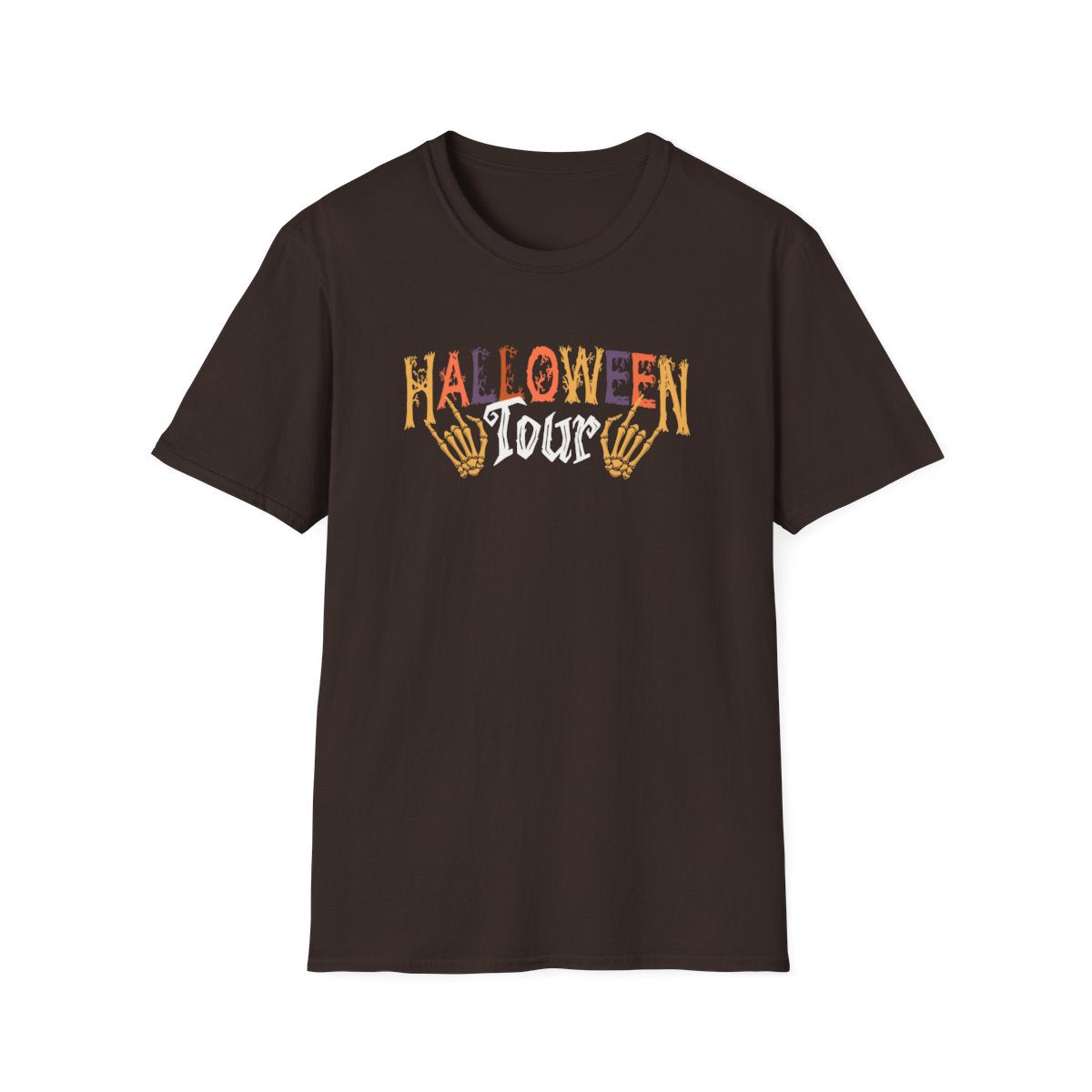 Spooky Town Halloween Tour Graphic T-Shirt - funny t-shirt by Cheeky Business