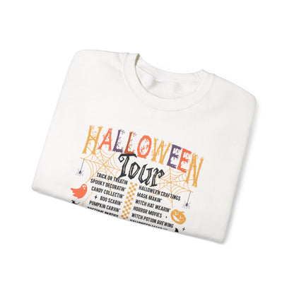 Spooky Town Halloween Tour Sweatshirt - funny sweatshirt by Cheeky Business