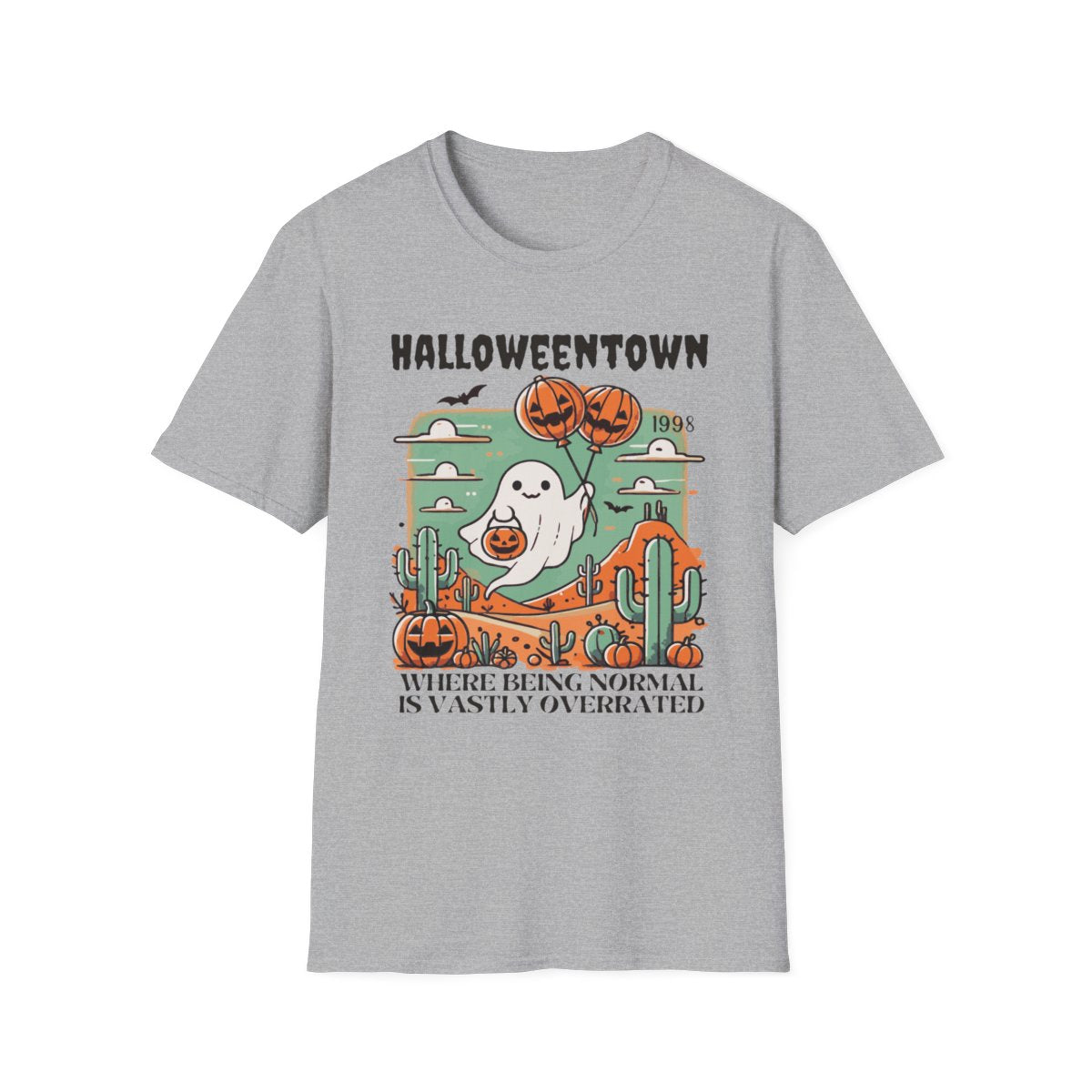Spooky Town Retro Halloween T-Shirt - funny t-shirt by Cheeky Business