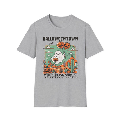 Spooky Town Retro Halloween T-Shirt - funny t-shirt by Cheeky Business
