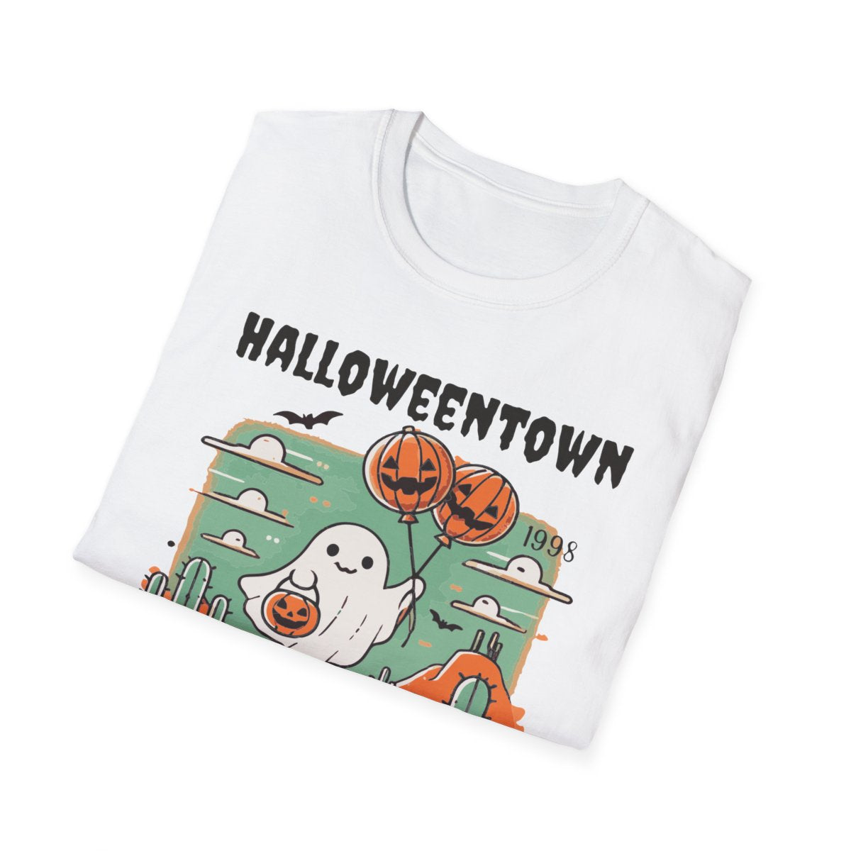Spooky Town Retro Halloween T-Shirt - funny t-shirt by Cheeky Business