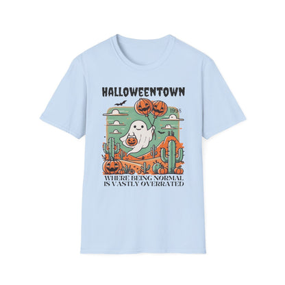 Spooky Town Retro Halloween T-Shirt - funny t-shirt by Cheeky Business