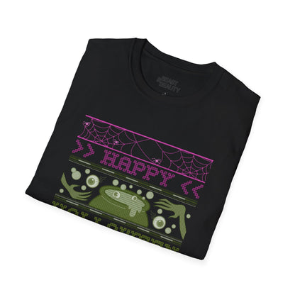 happy halloween witches retro graphic t-shirt t-shirt fourth colour product image