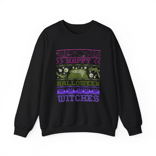 Happy Halloween Witches Sweatshirt - funny sweatshirt by Cheeky Business