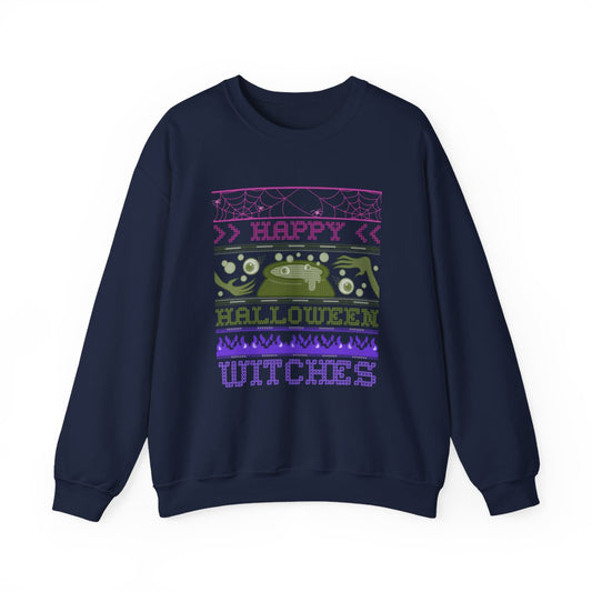 Happy Halloween Witches Sweatshirt - funny sweatshirt by Cheeky Business