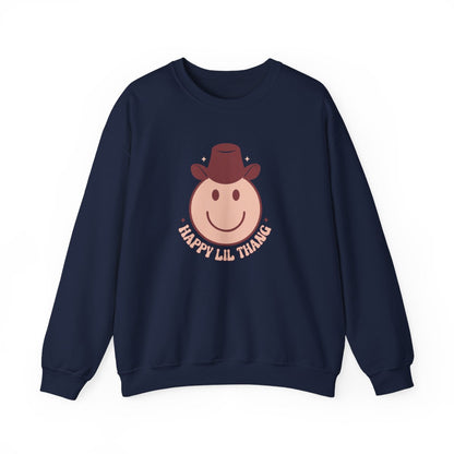 Happy Lil Thang Cowboy Sweatshirt - funny sweatshirt by Cheeky Business