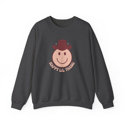 Happy Lil Thang Cowboy Sweatshirt - funny sweatshirt by Cheeky Business
