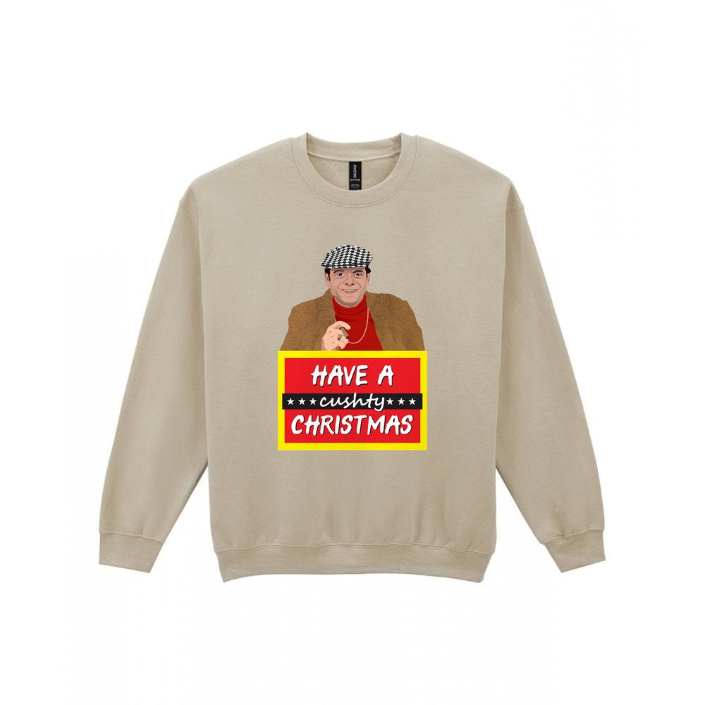 Have A Cushty Christmas T-Shirt & Sweatshirt Sweatshirt in Sand