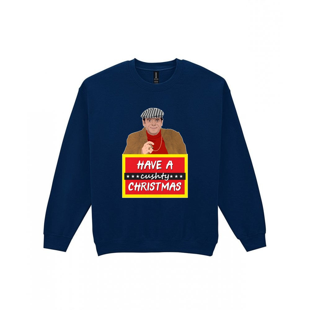 Have A Cushty Christmas T-Shirt & Sweatshirt Sweatshirt in Navy