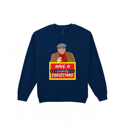 Have A Cushty Christmas T-Shirt & Sweatshirt Sweatshirt in Navy