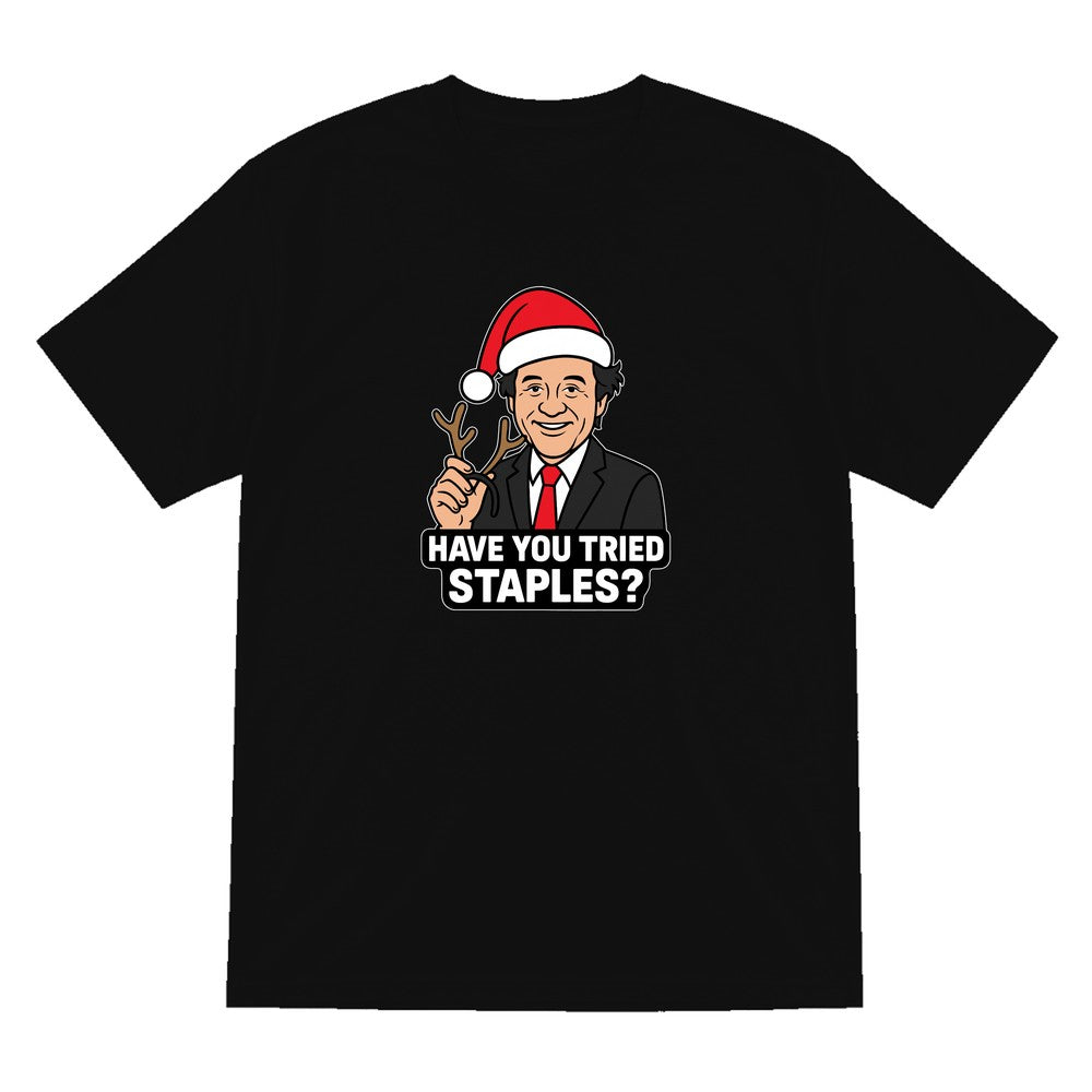Have You Tried Staples Christmas T-Shirt & Sweatshirt T-Shirt in Black
