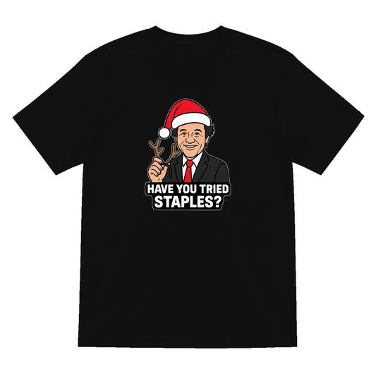 Have You Tried Staples Christmas T-Shirt & Sweatshirt T-Shirt in Black