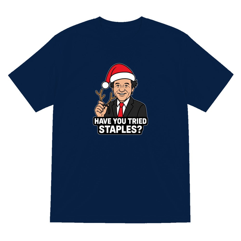 Have You Tried Staples Christmas T-Shirt & Sweatshirt T-Shirt in Navy