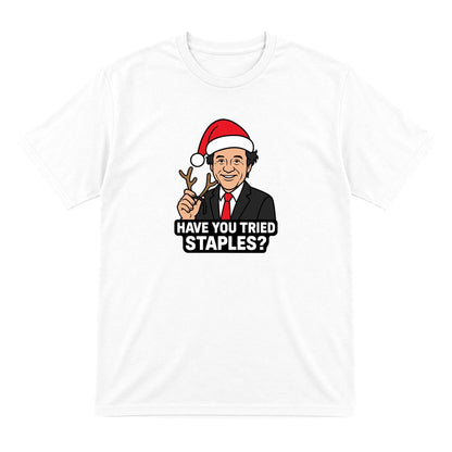 Have You Tried Staples Christmas T-Shirt & Sweatshirt T-Shirt in White